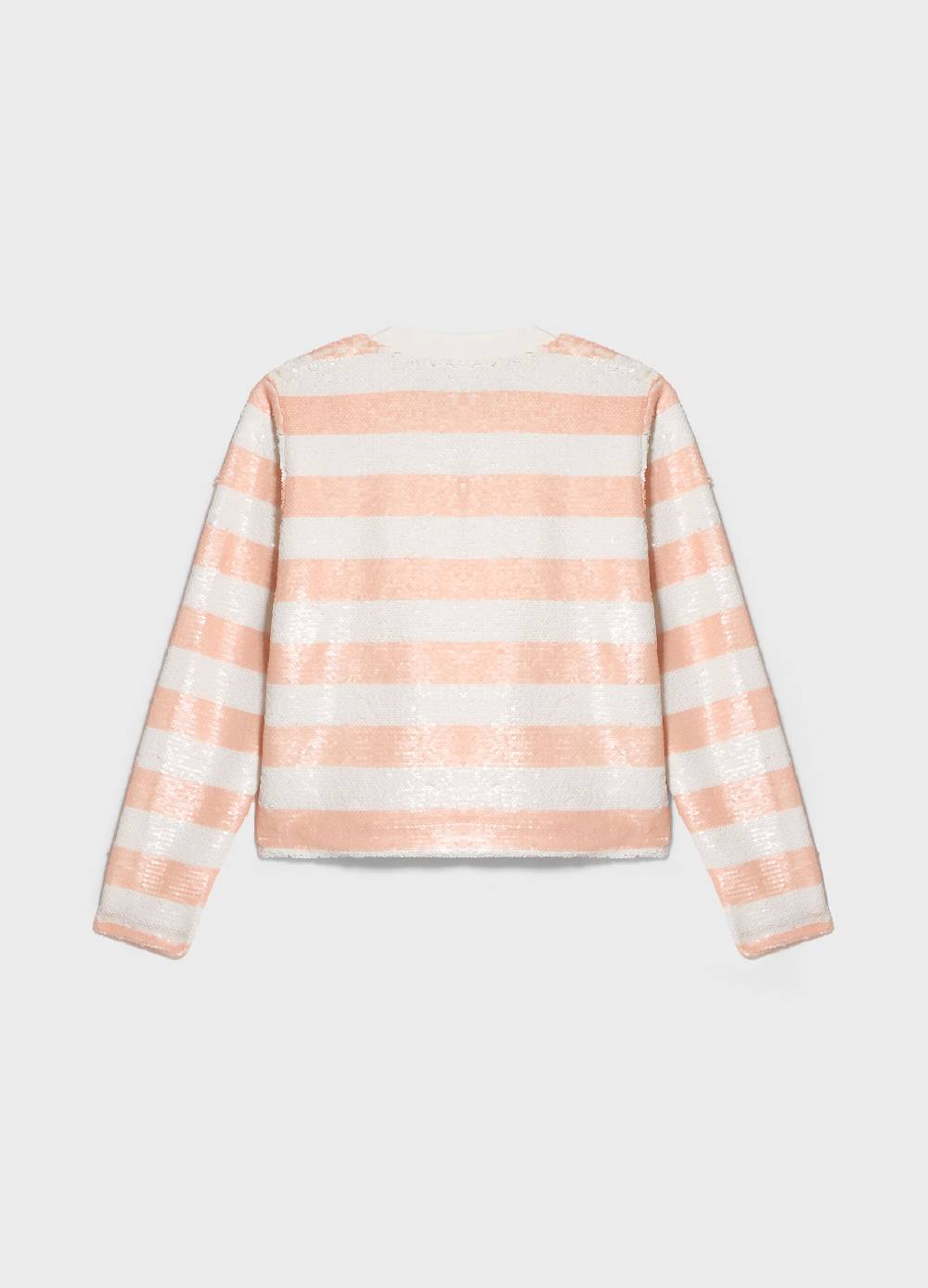 LES COPAINSCardigan tricot con paillettes Pezzi Unici