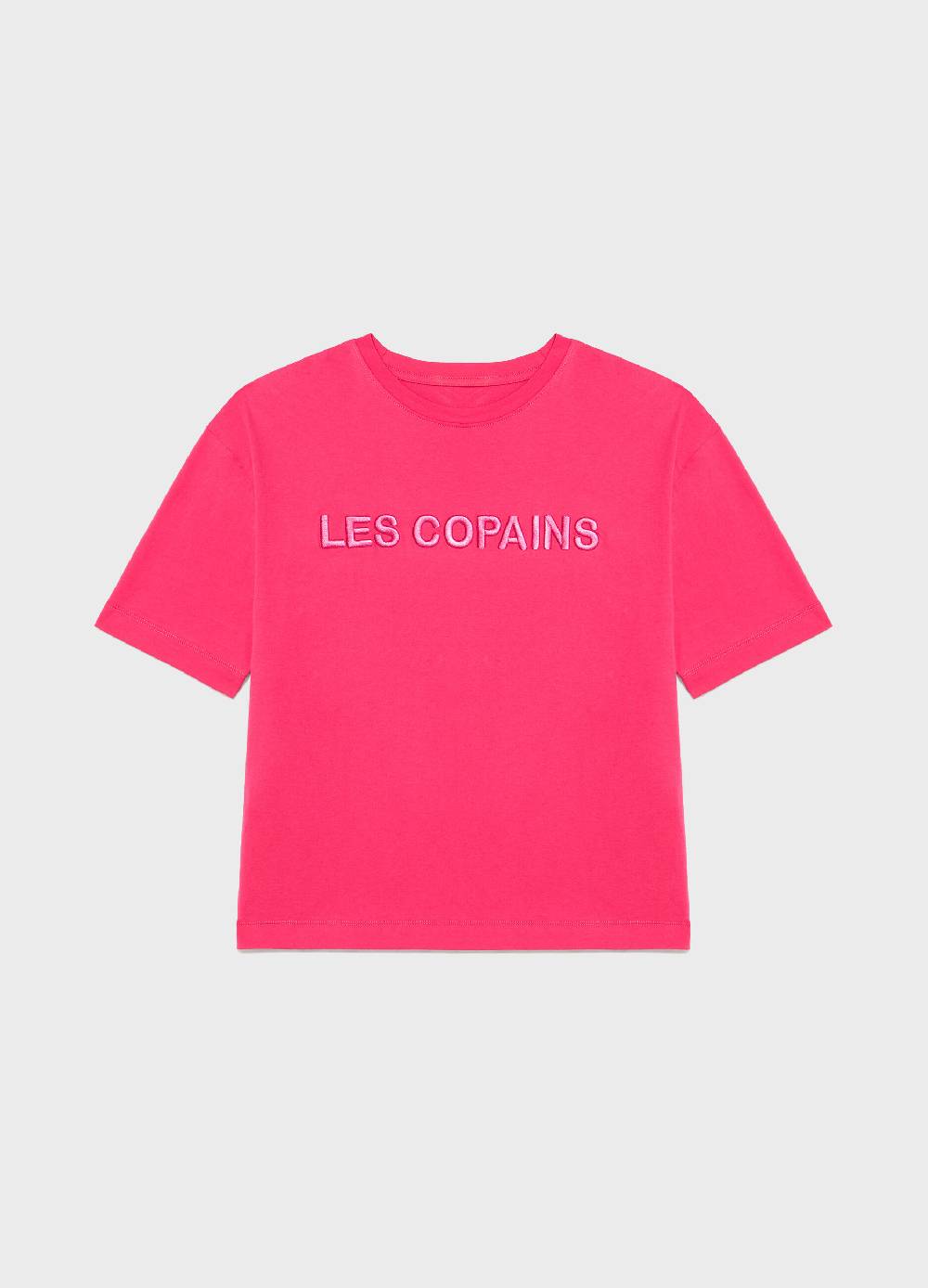 LES COPAINST-shirt logata in puro cotone Shopping Online