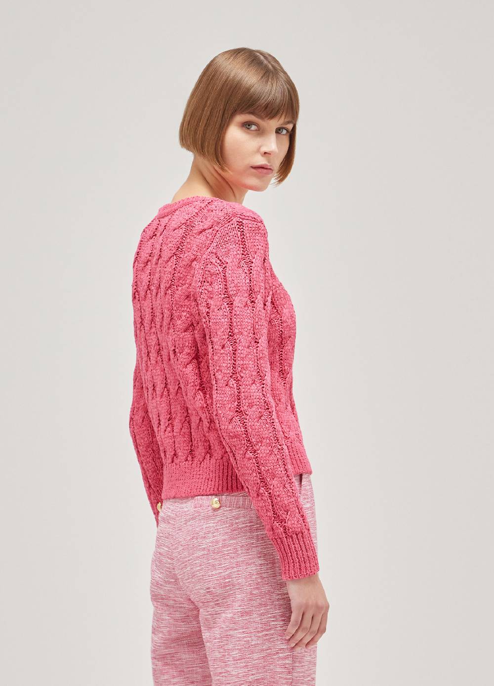 LES COPAINSMaglione tricot a trecce Sottocosto