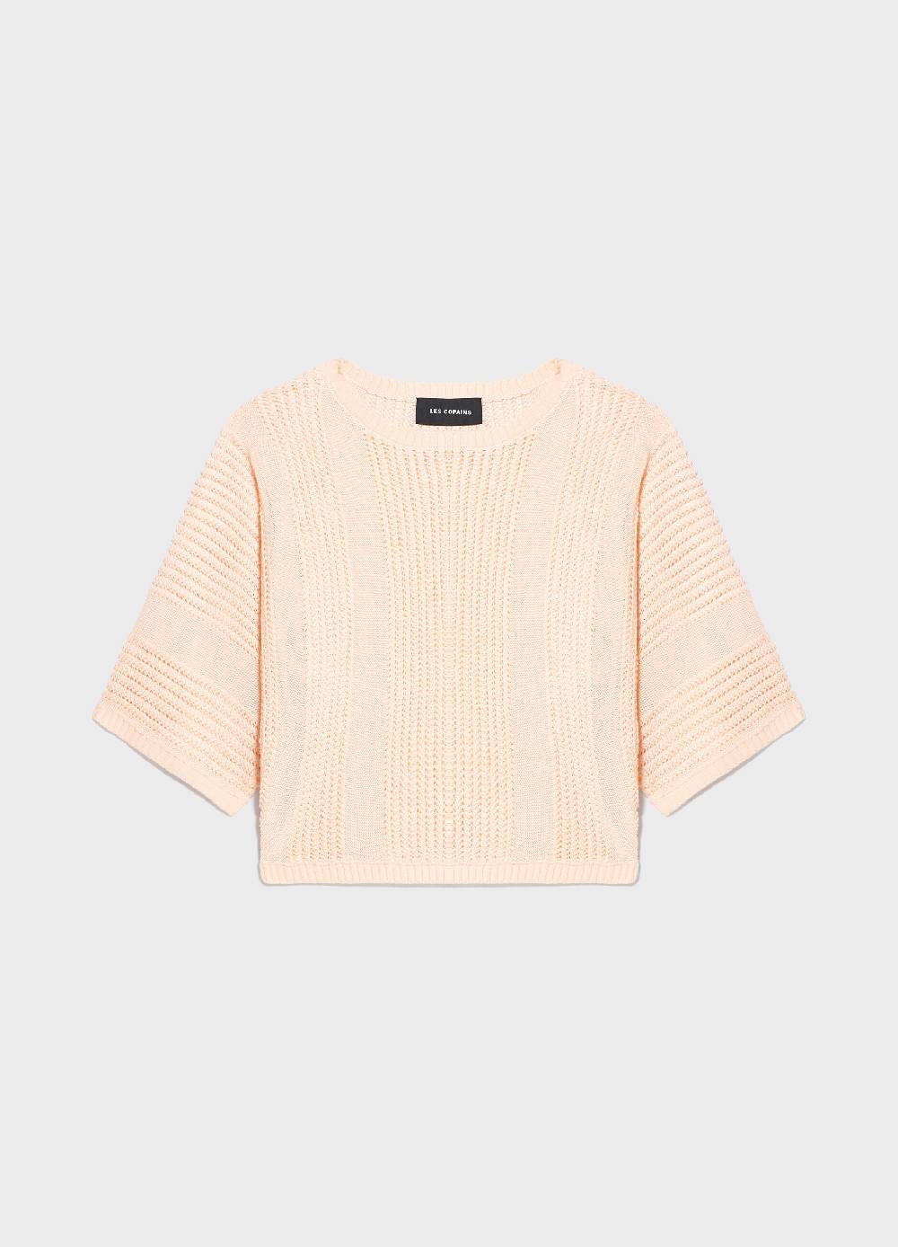 LES COPAINSMaglia tricot effetto traforato Presa