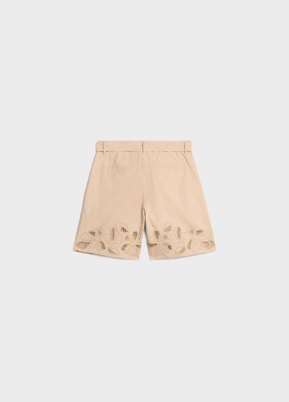 LES COPAINSShorts in cotone con ricamo Vendita Calda