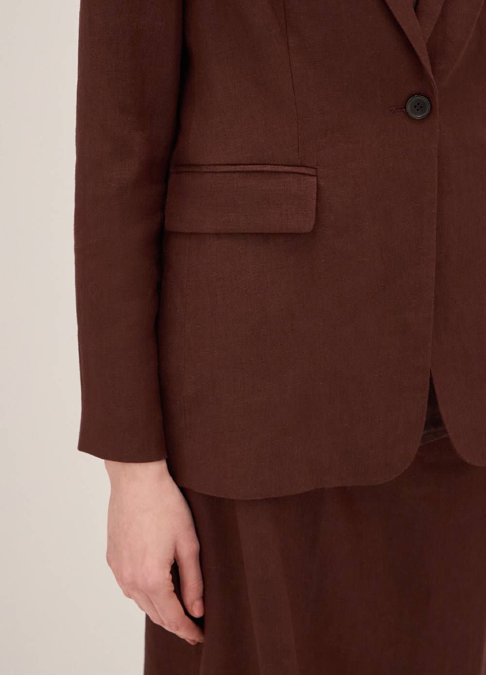 LES COPAINSBlazer in puro lino Soddisfazione Garantita