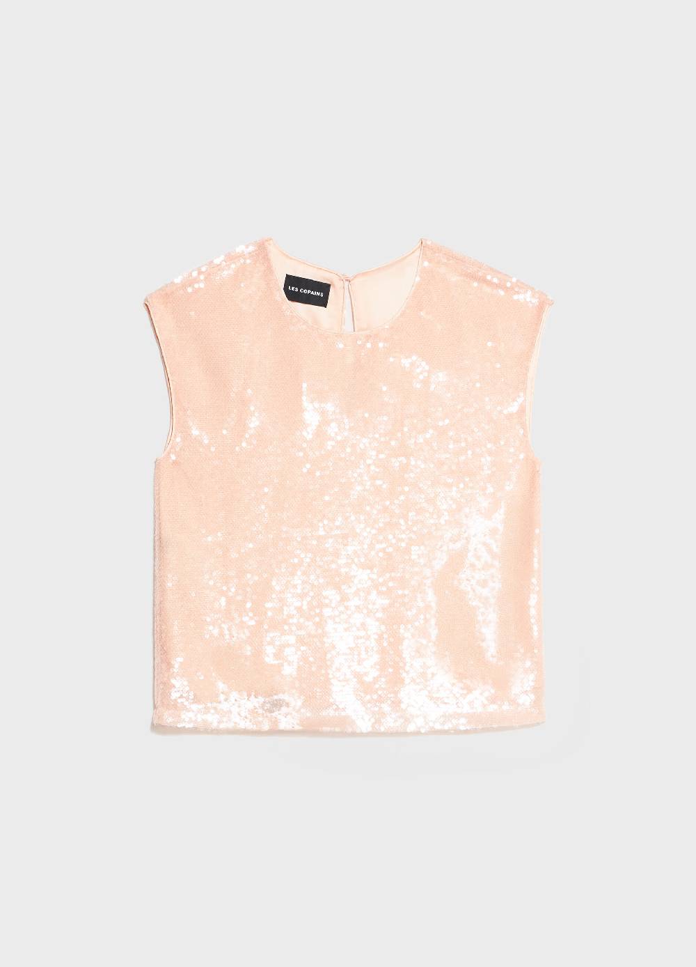 LES COPAINSTop smanicato con paillettes Fino Al -60%