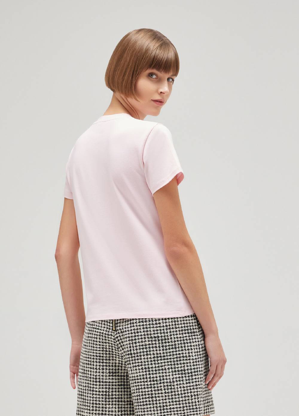 LES COPAINST-shirt a mezza manica in cotone stretch Shopping Online
