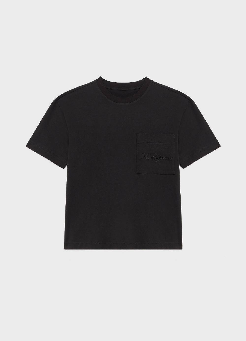 LES COPAINST-shirt con logo in puro cotone Vendita Economica