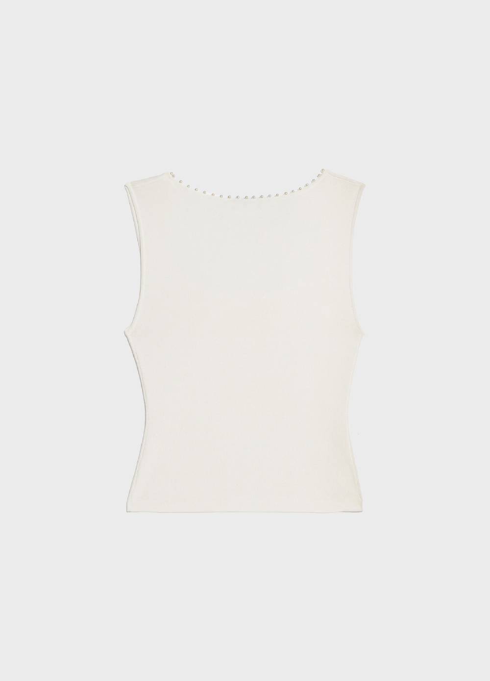 LES COPAINSTop smanicato con scollo Moda