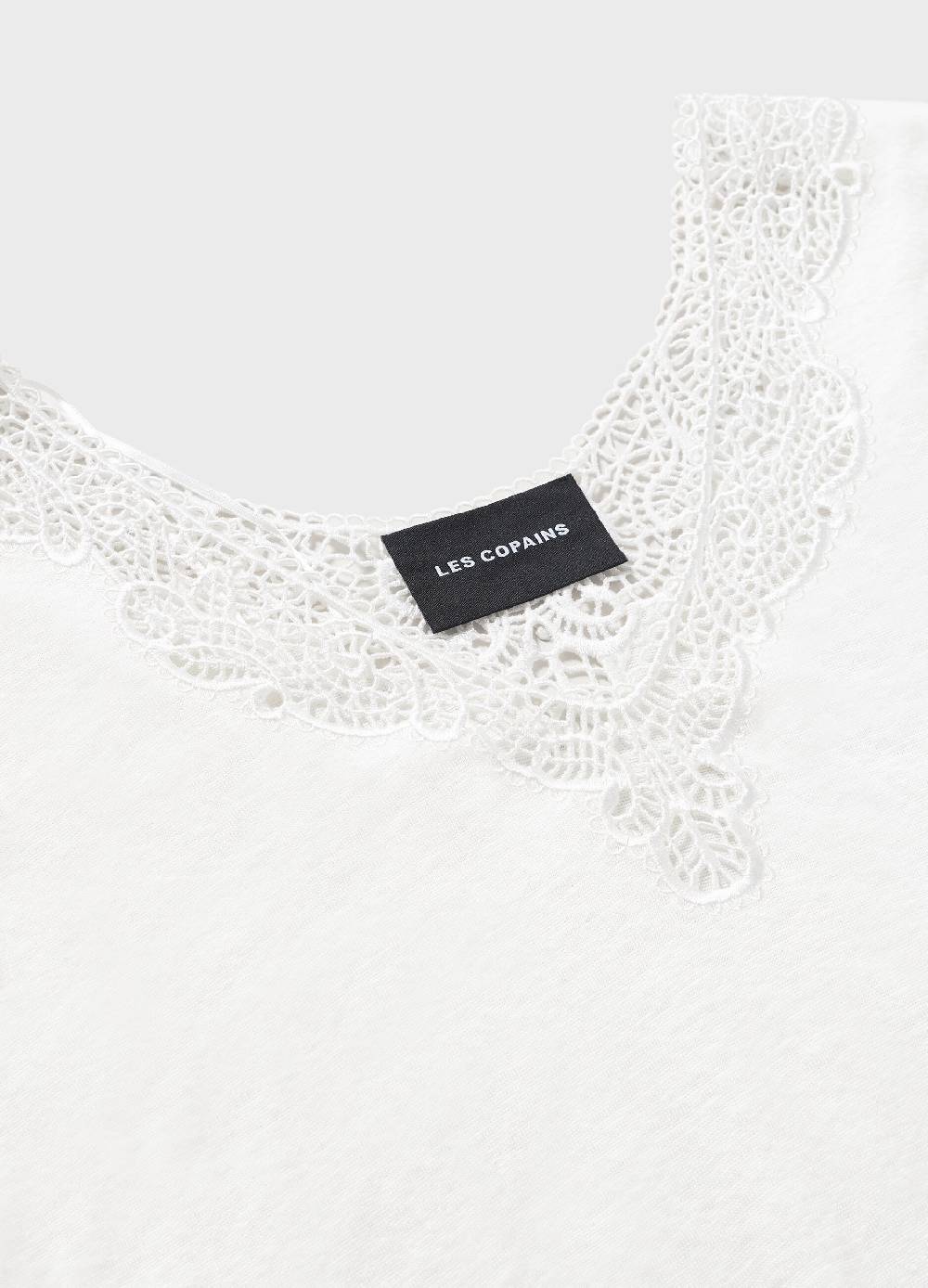 LES COPAINST-shirt a maniche corte in lino In Linea
