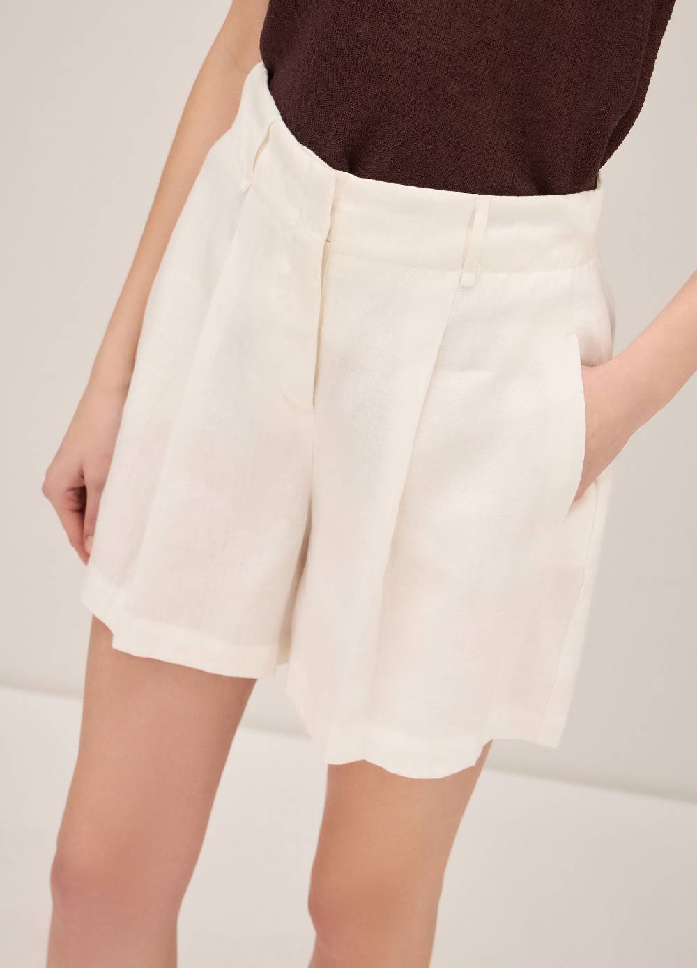 LES COPAINSShorts bermuda in lino Negozi Online