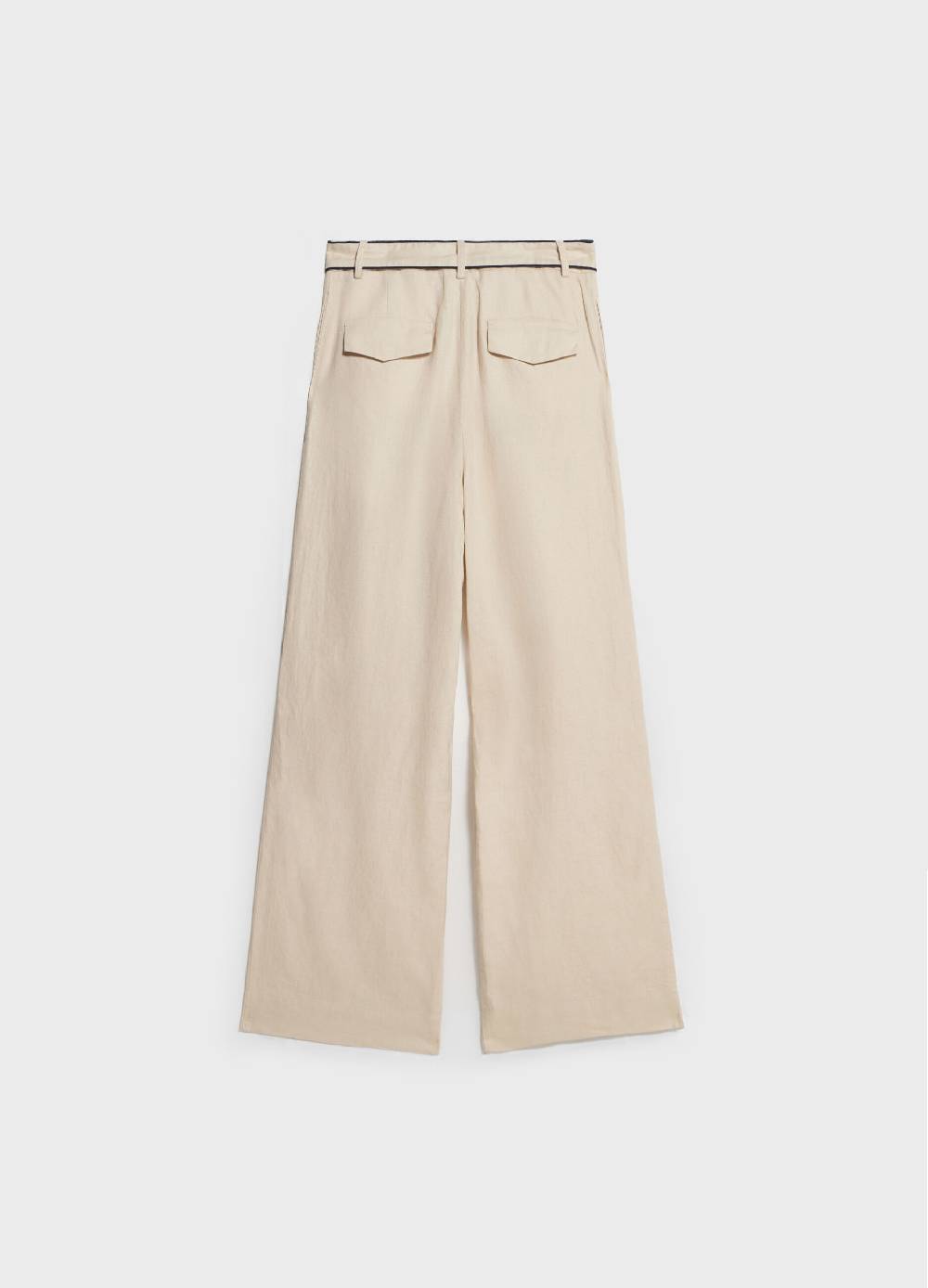 LES COPAINSPantaloni straight fit in lino Fino Al -60%
