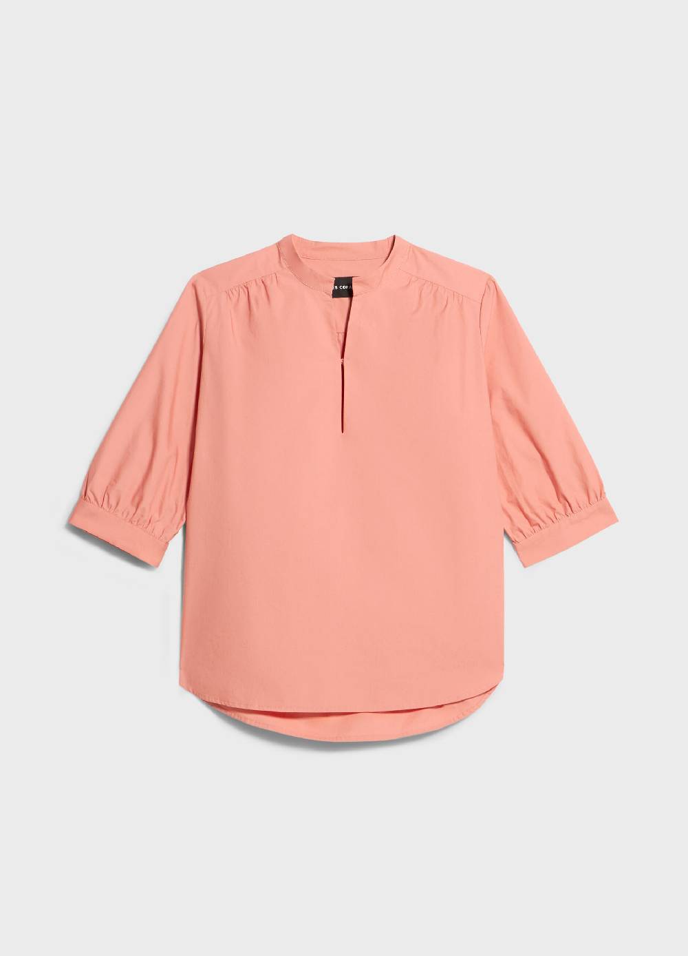 LES COPAINSBlusa in cotone manica a tre quarti Presa