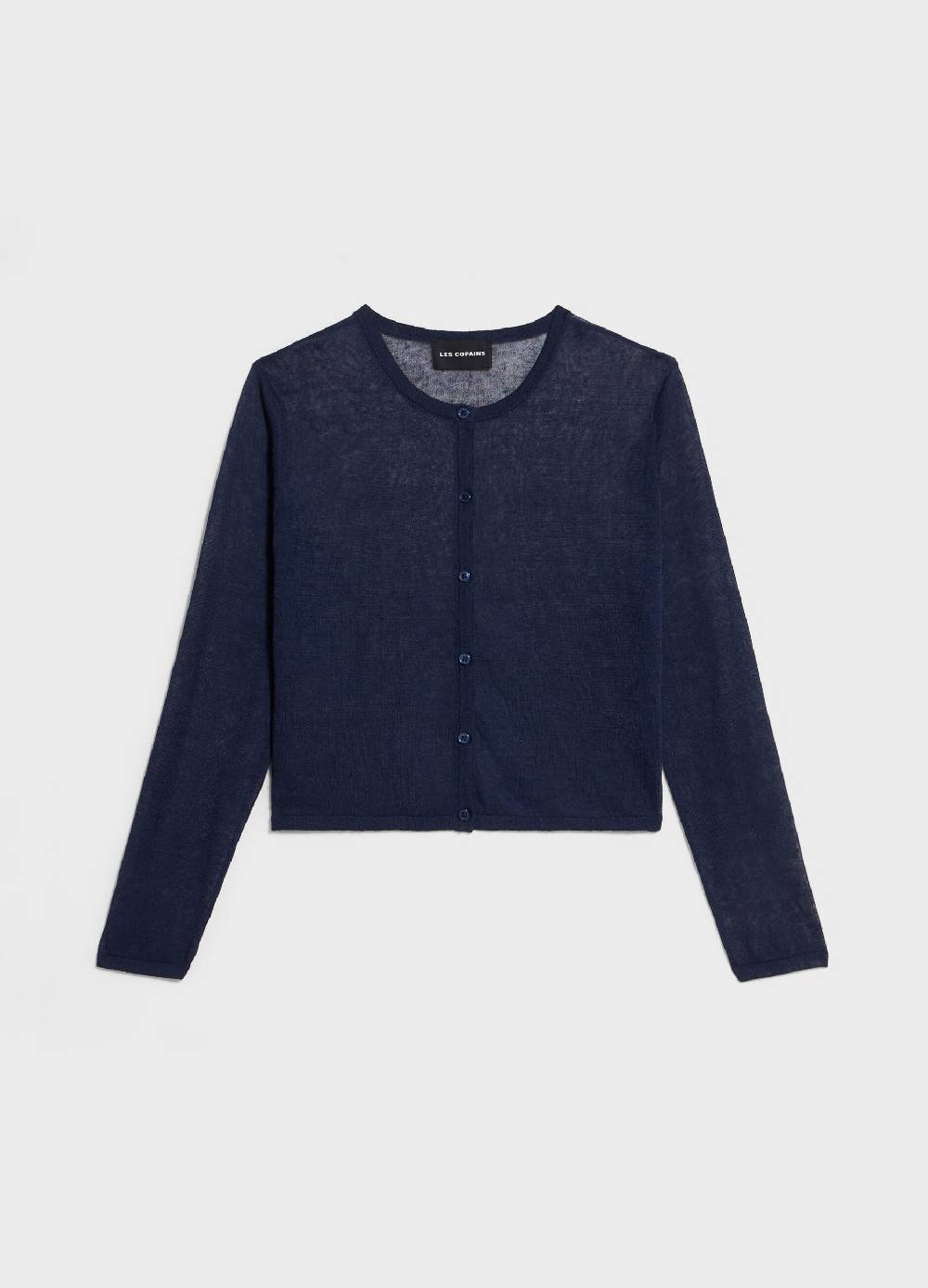 LES COPAINSCardigan tricot in misto lino Vendita Calda