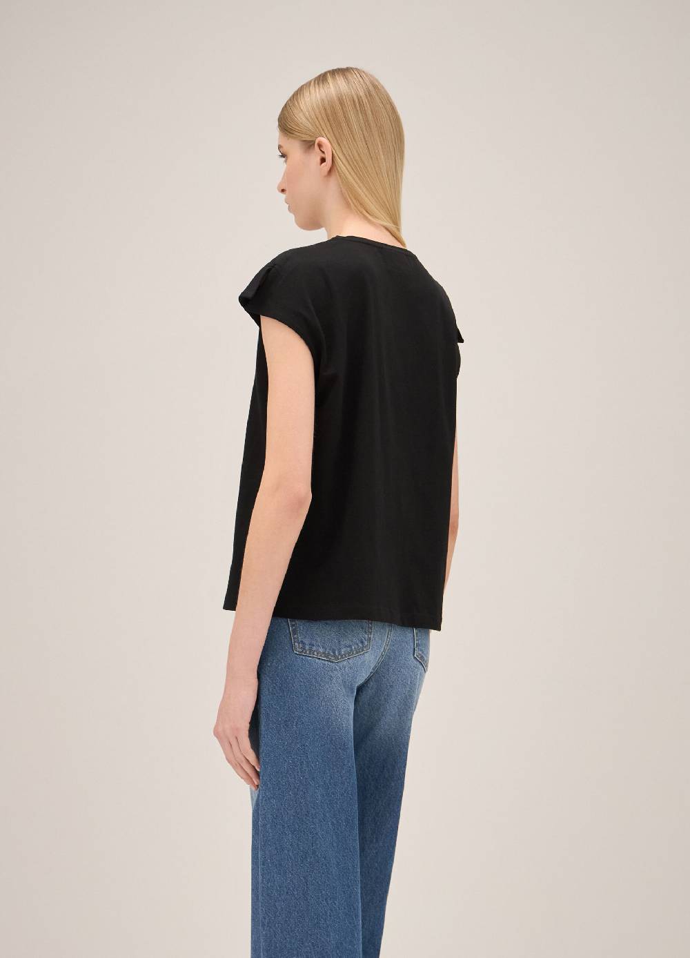 LES COPAINST-shirt in cotone stretch con lettering 2025