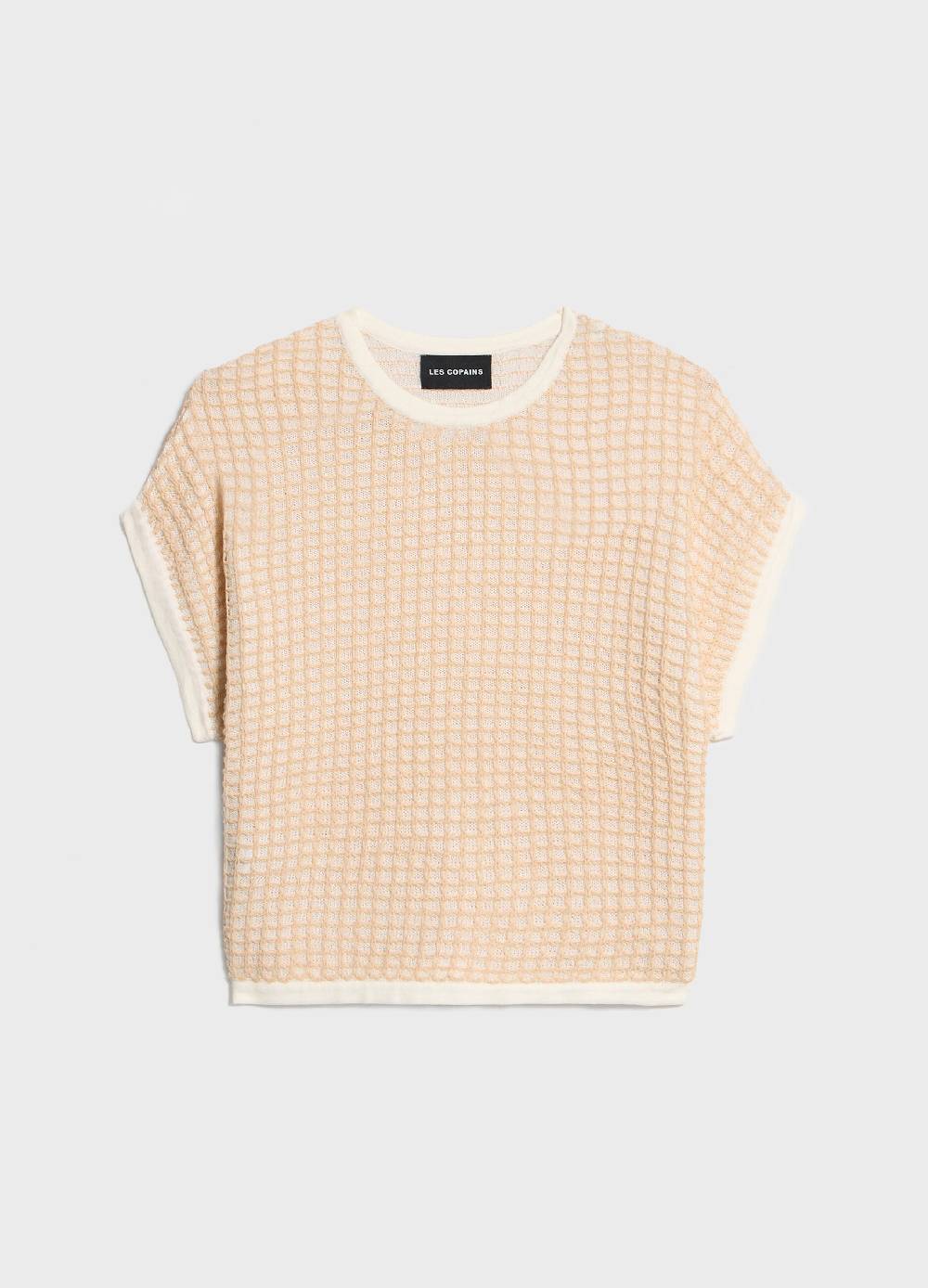 LES COPAINSMaglia tricot a maniche corte In Linea