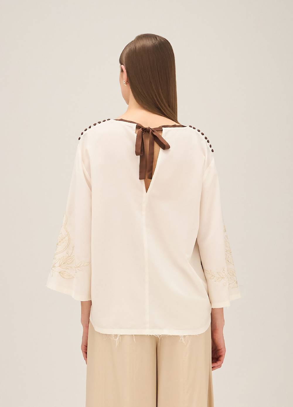 LES COPAINSBlusa con ricami Offerta esclusiva