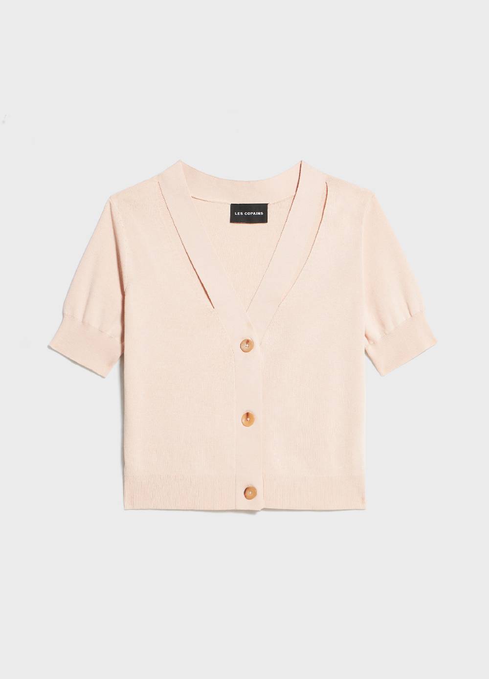LES COPAINSCardigan tricot con scollo a V Vendita