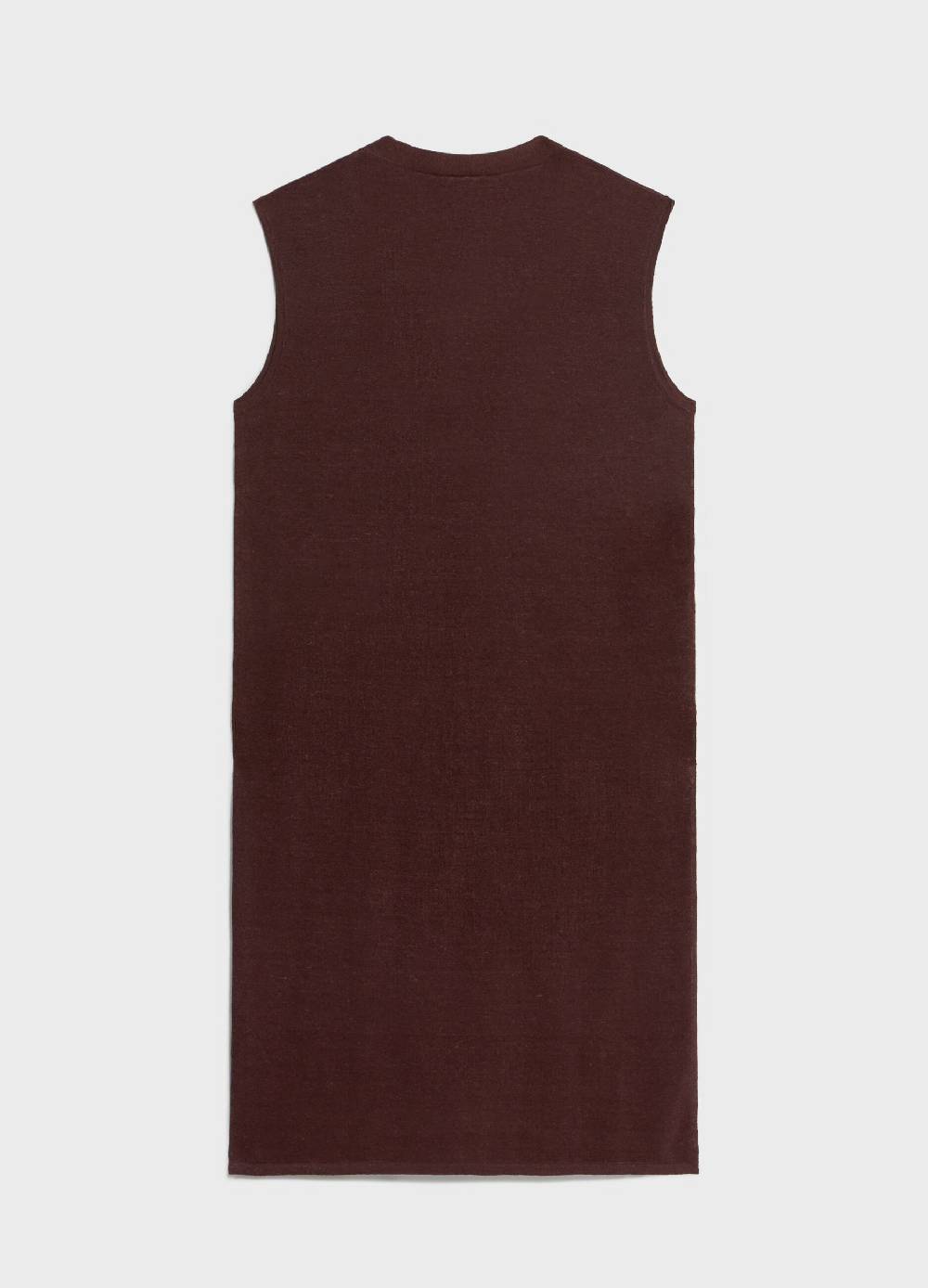LES COPAINSGilet lungo tricot in misto lino Pezzi Unici