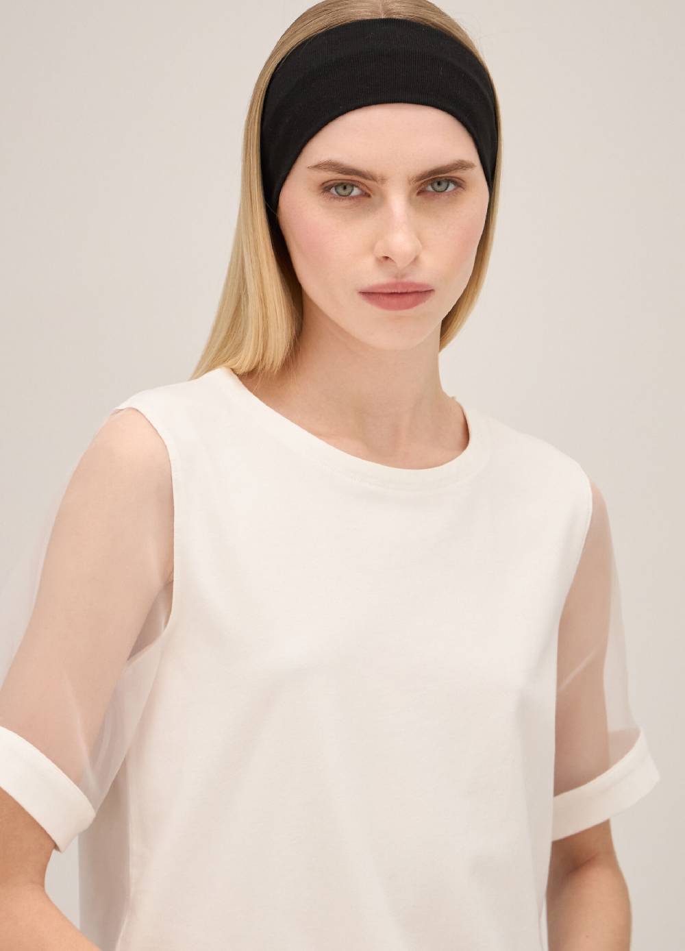 LES COPAINST-shirt in cotone con inserti Consegna Veloce