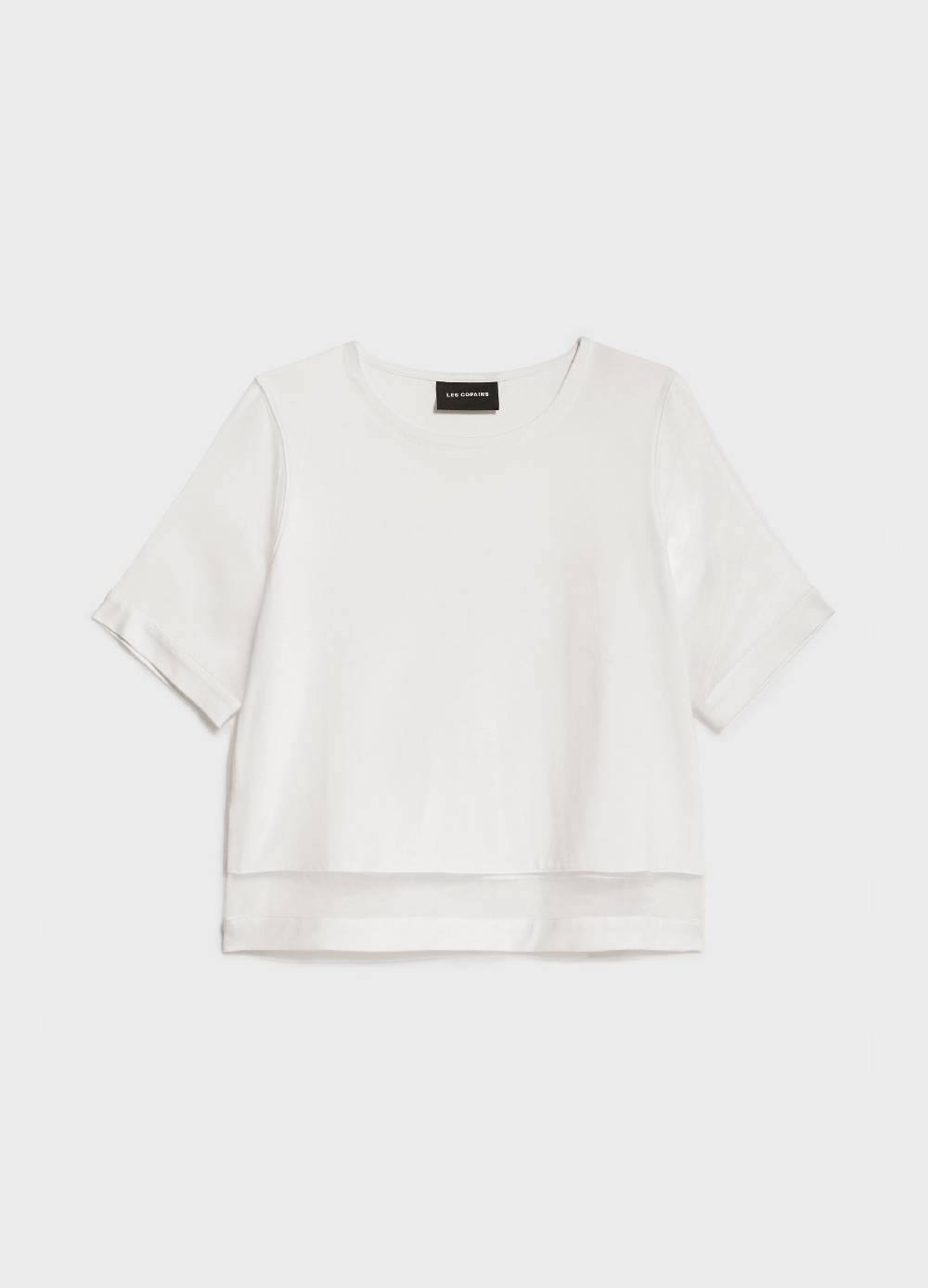 LES COPAINST-shirt in cotone con inserti Consegna Veloce