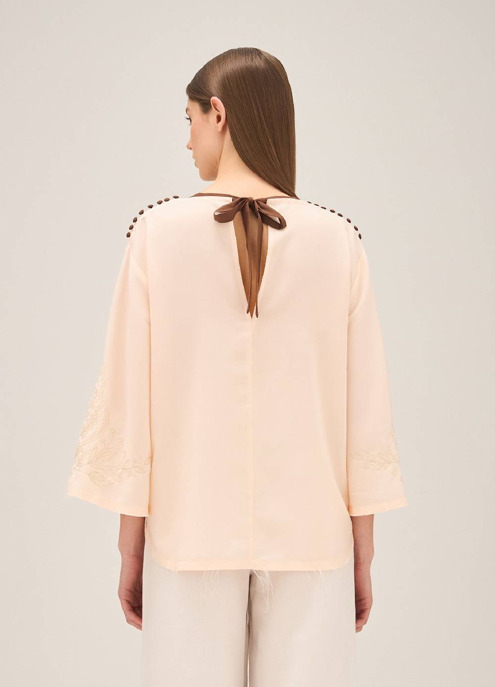LES COPAINSBlusa con ricami Fino Al -60%