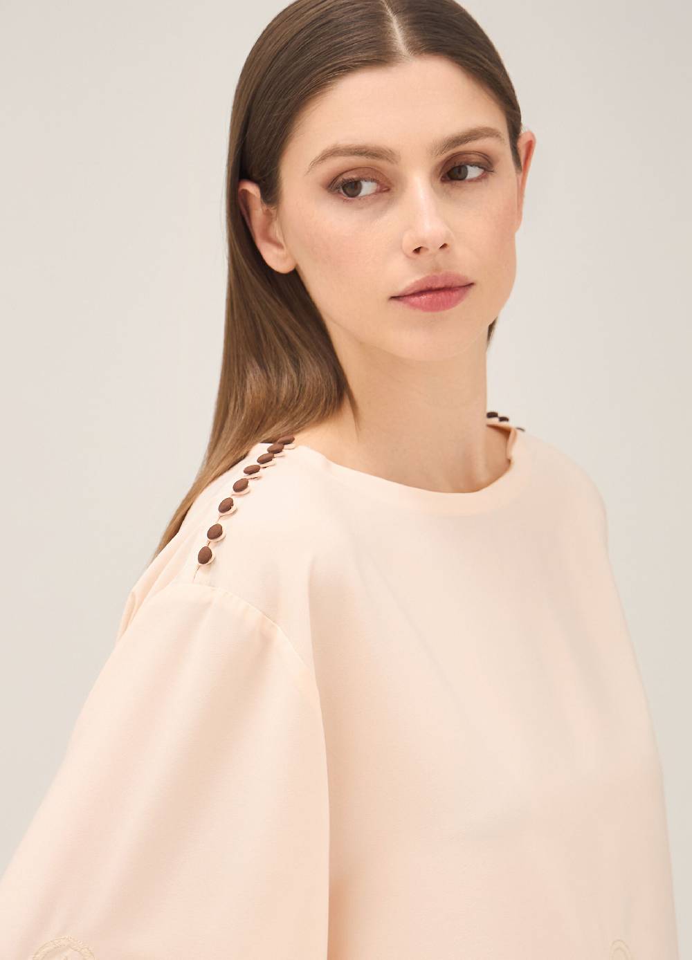 LES COPAINSBlusa con ricami Fino Al -60%
