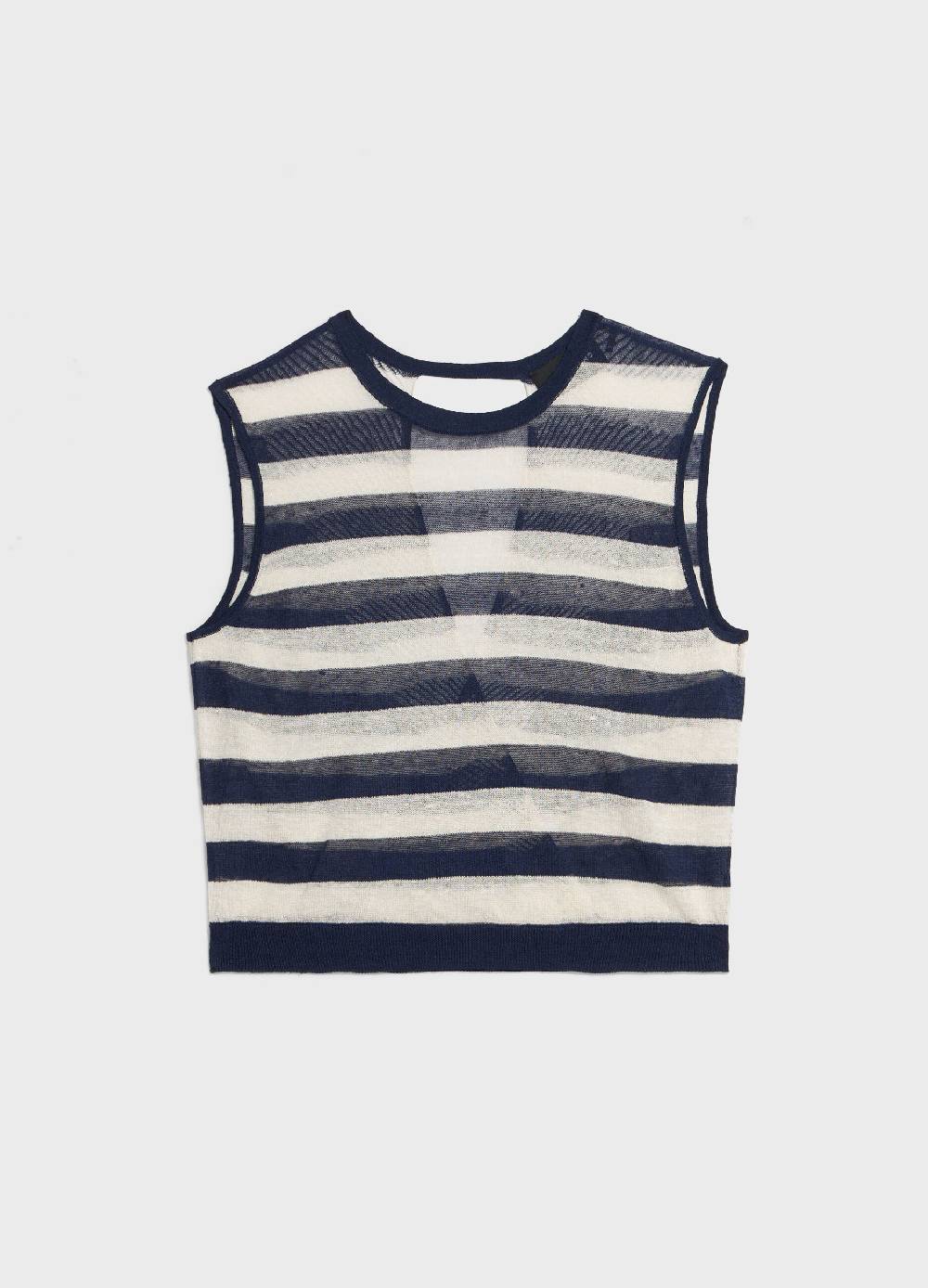 LES COPAINSCanotta tricot in misto lino Offerta