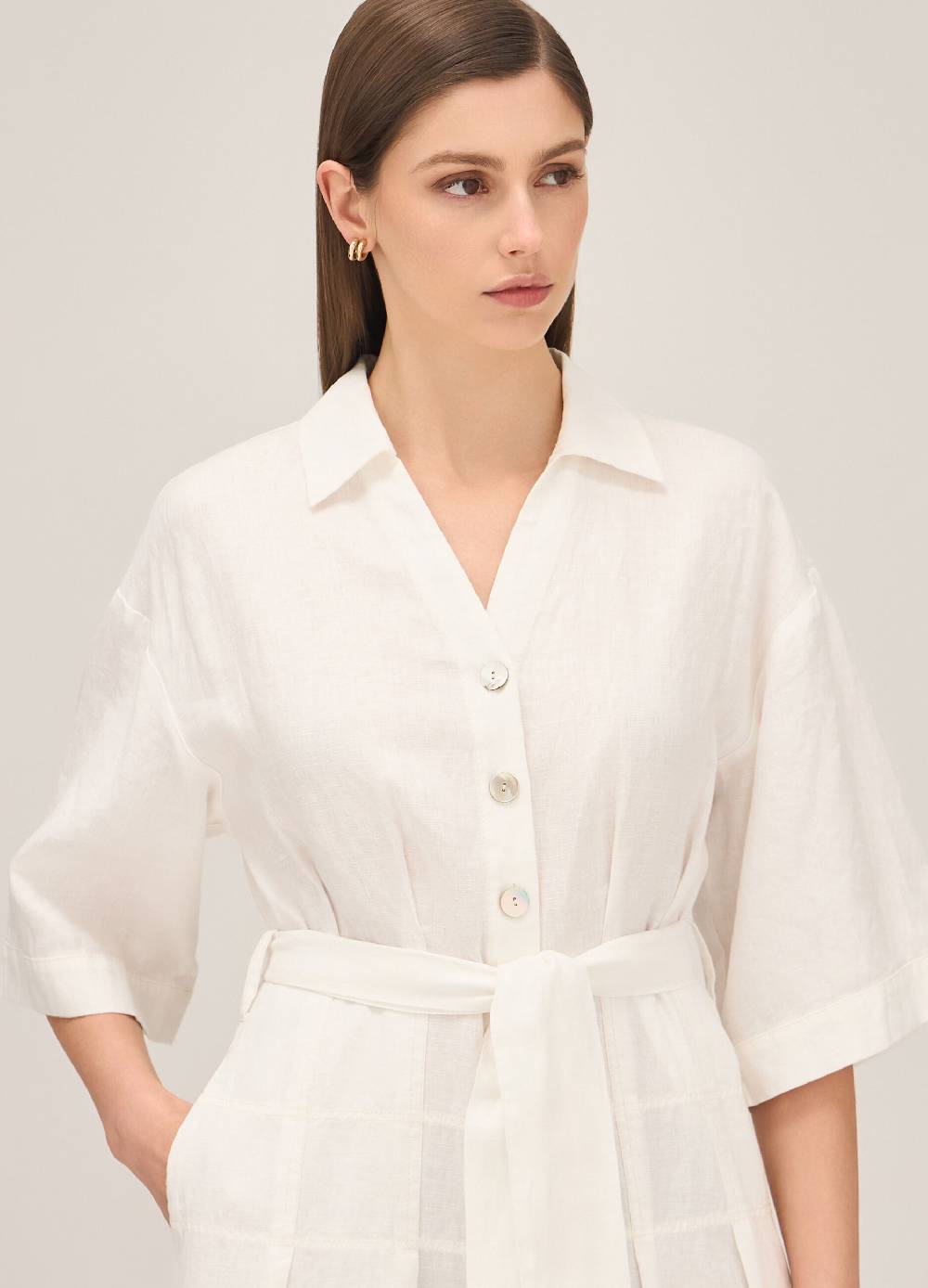 LES COPAINSAbito a camicia con balze Saldi