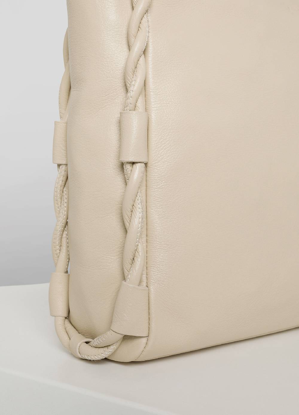 LES COPAINSBorsa a spalla tote bag in vera pelle Vendita
