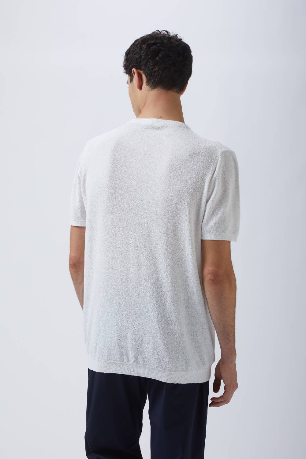 Kangra Cashmere Girocollo Mezza Manica In Spugnetta Offerta