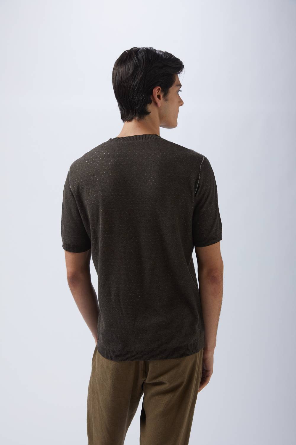 Kangra Cashmere Girocollo Mezza Manica Pois Bicolore Moda