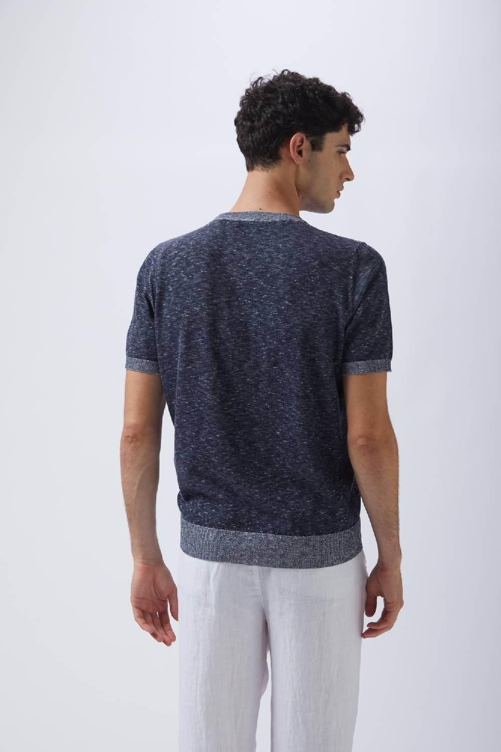 Kangra Cashmere Girocollo Mezza Manica Vanise' Fiammato 2025