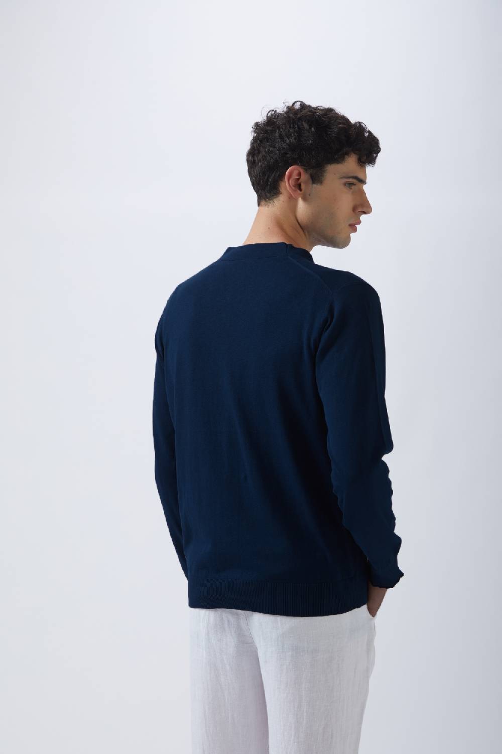 Kangra Cashmere Cardigan Rasato In Cotone e Lino In Linea