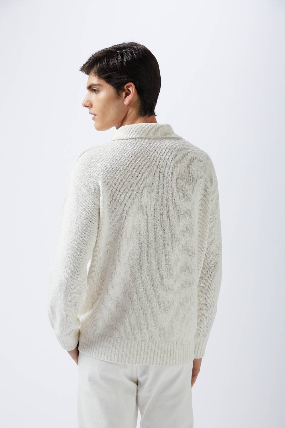 Kangra Cashmere Polo Rasata Con Fianchetti Links Vendita