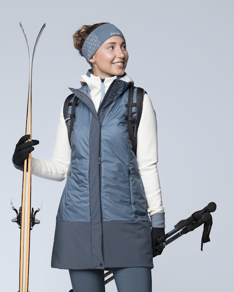 Lamunt ELENA GILET LUNGO IN CASHMERE