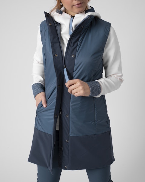Lamunt ELENA GILET LUNGO IN CASHMERE Moda