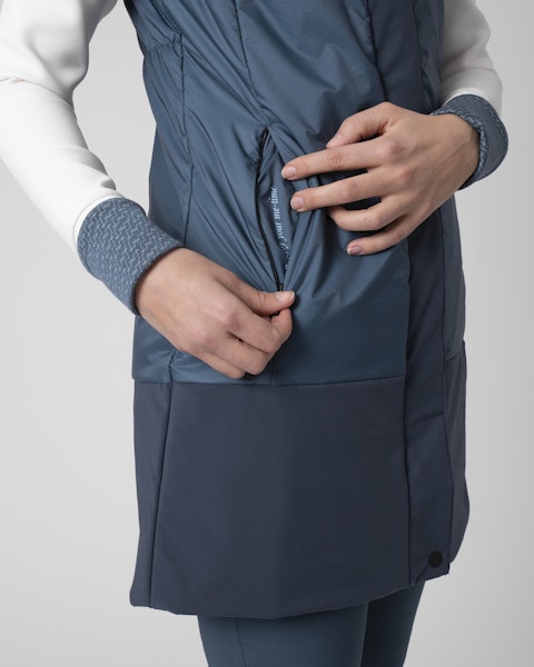 Lamunt ELENA GILET LUNGO IN CASHMERE Moda