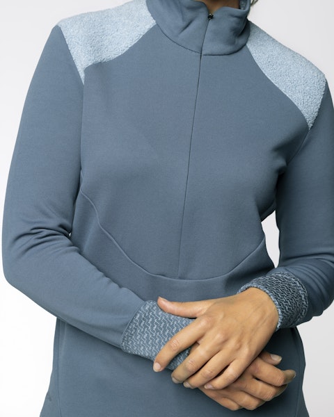 Lamunt BARBARA THERMAL HALF ZIP In Linea
