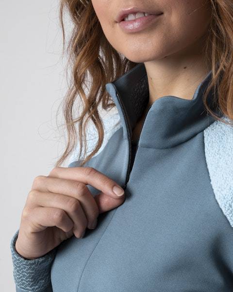 Lamunt BARBARA THERMAL HALF ZIP In Linea
