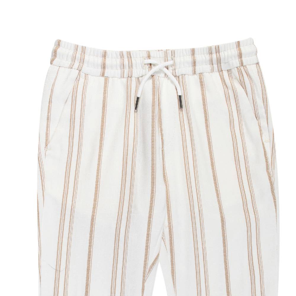 Nupkeet Pantalone Lungo Beige e Bianco – Occhiata Offerta