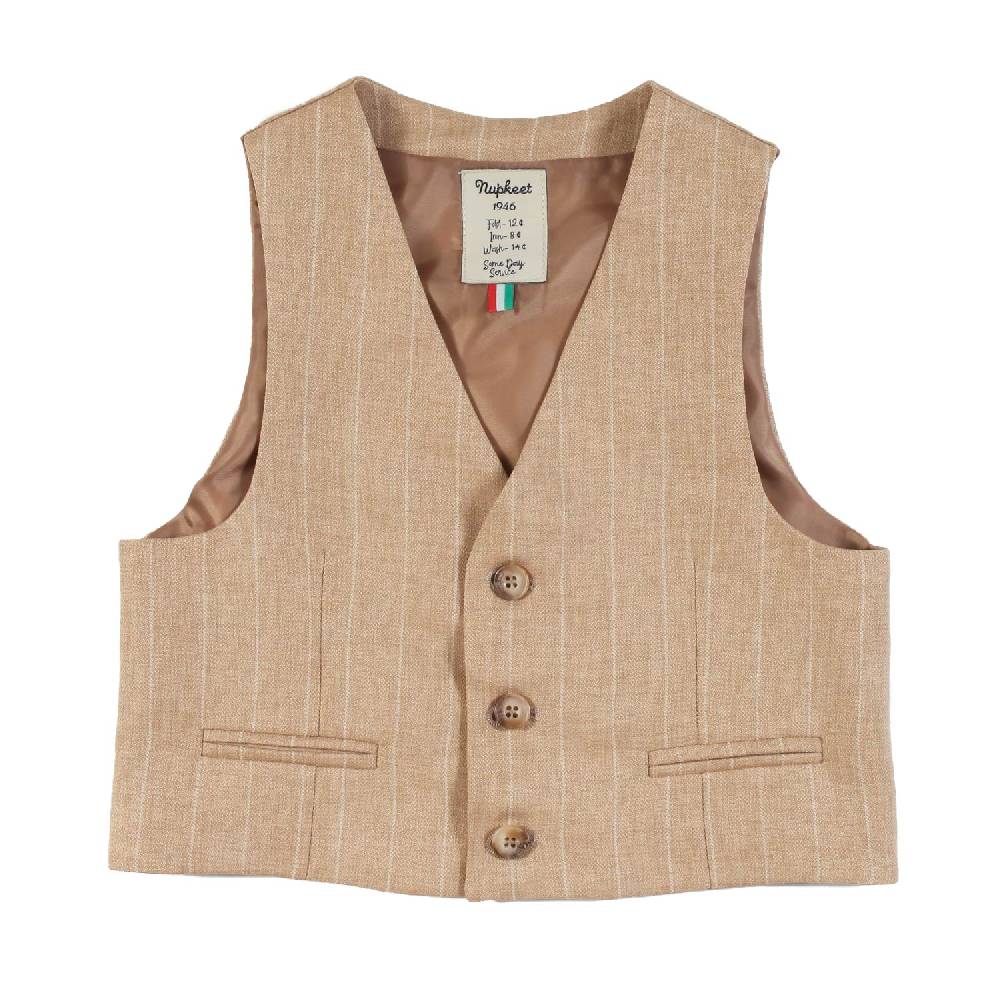 Nupkeet Gilet Beige – Lampuga Italia