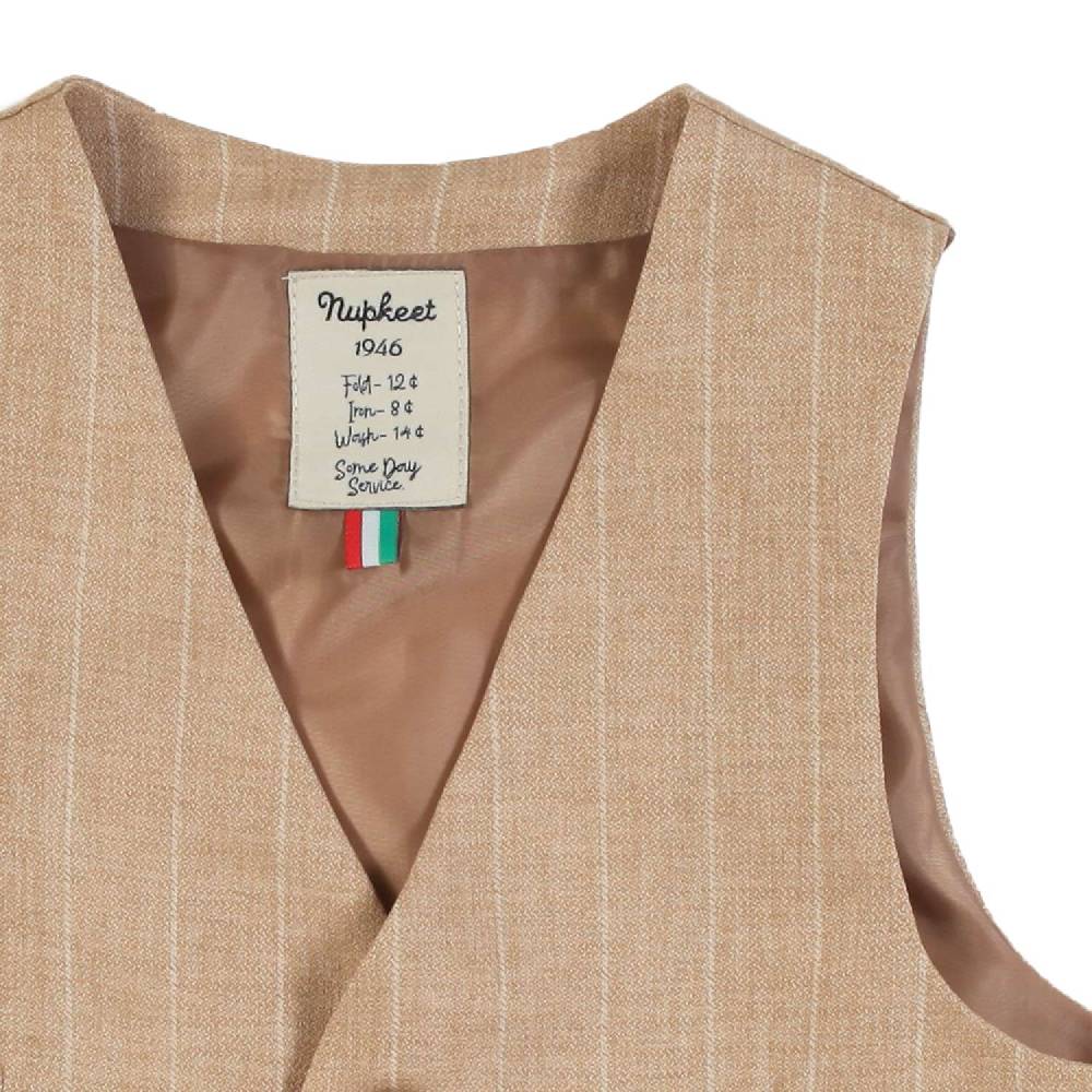 Nupkeet Gilet Beige – Lampuga Italia
