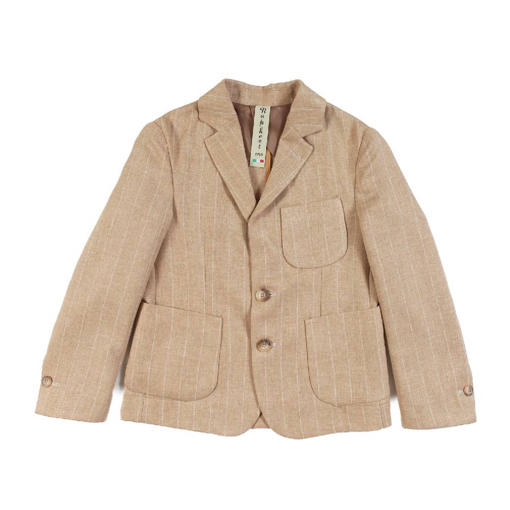 Nupkeet Giacca Monopetto Beige – Cernia 2025