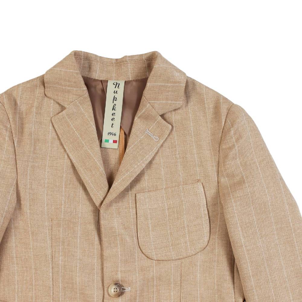 Nupkeet Giacca Monopetto Beige – Cernia 2025