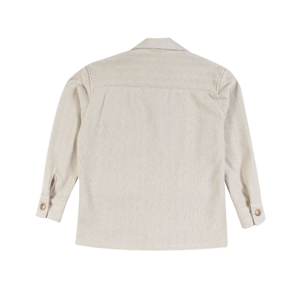 Nupkeet Giacca Beige Collo Italiano – Acciuga In Linea