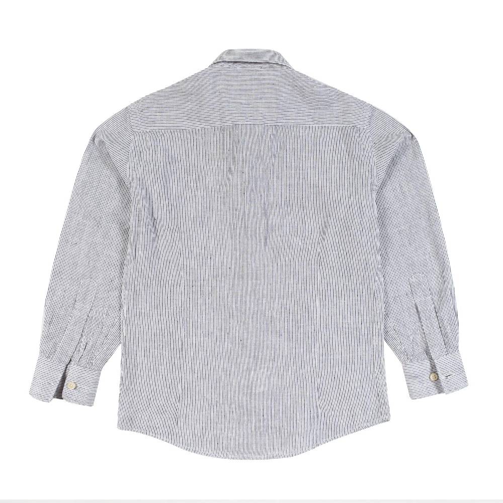 Nupkeet Camicia Collo Italiano Manica Lunga – Tonno Vendita