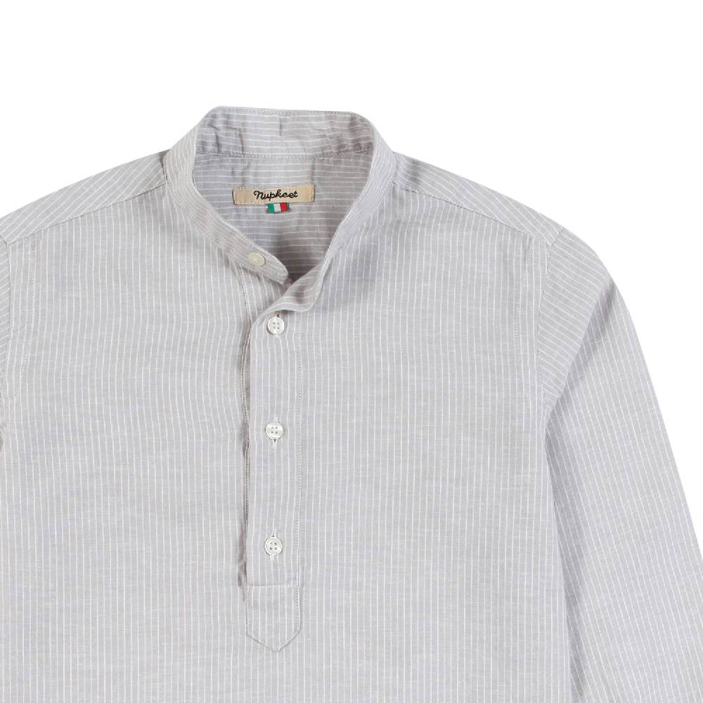 Nupkeet Camicia Coreana Manica Lunga – Papalina Promozione