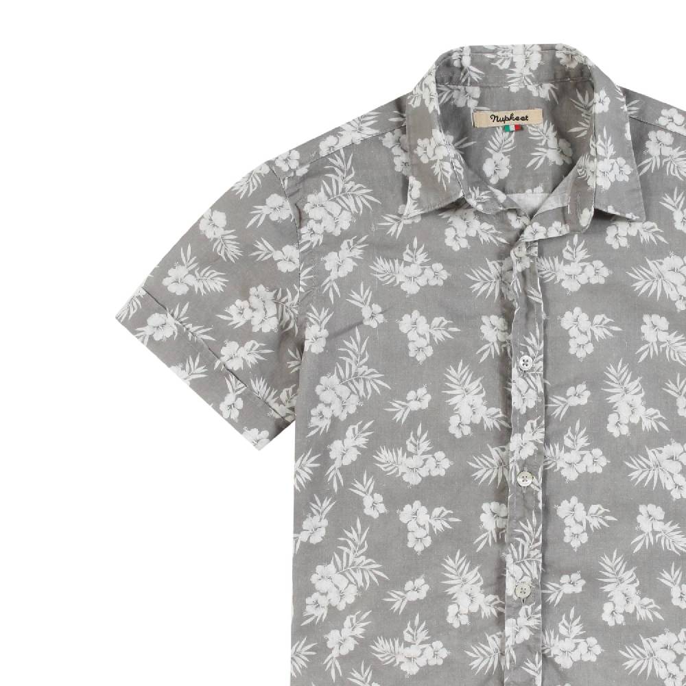 Nupkeet Camicia Collo Italiano manica corta – Canino Spedizione Gratuita