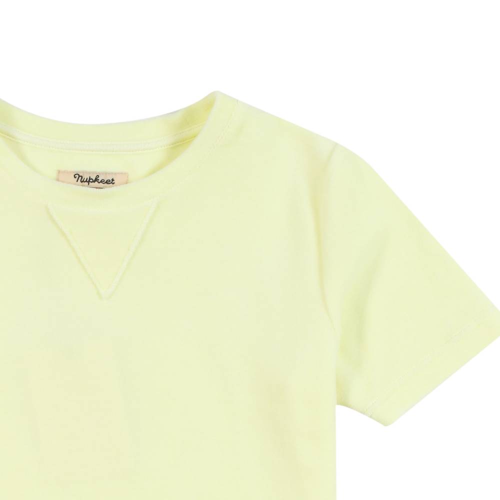 Nupkeet Maglia manica corta gialla – Volpe Novità