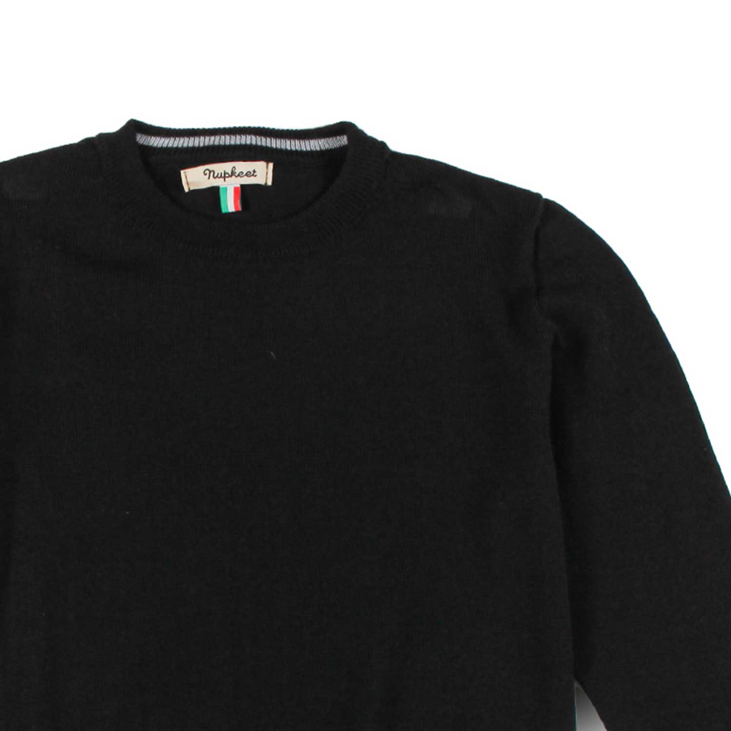 Nupkeet Pullover Girocollo Nero – Lentini In Vendita