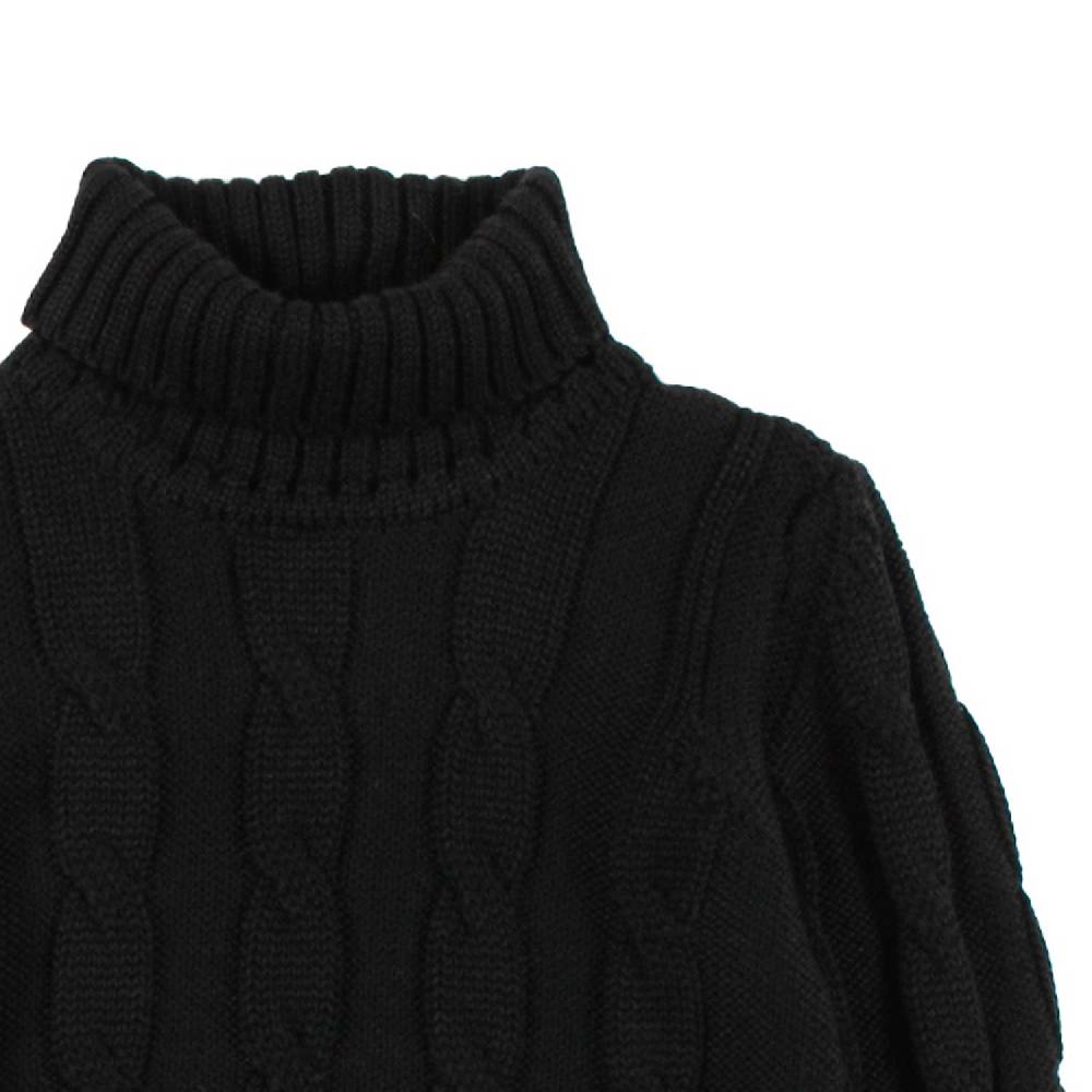 Nupkeet Pullover Collo Alto Nero – Furore Saldi