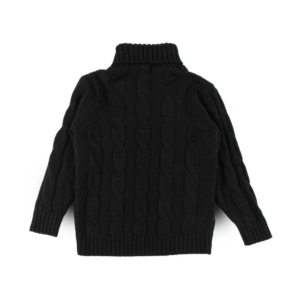 Nupkeet Pullover Collo Alto Nero – Furore Saldi